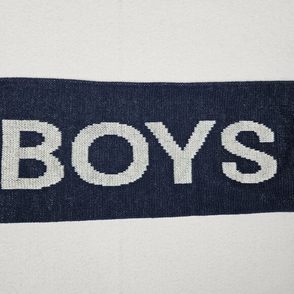 Dallas Cowboys Ford Scarf Go Further Blue Knit Winter NFL Football Texas Fringe - Picture 7 of 12